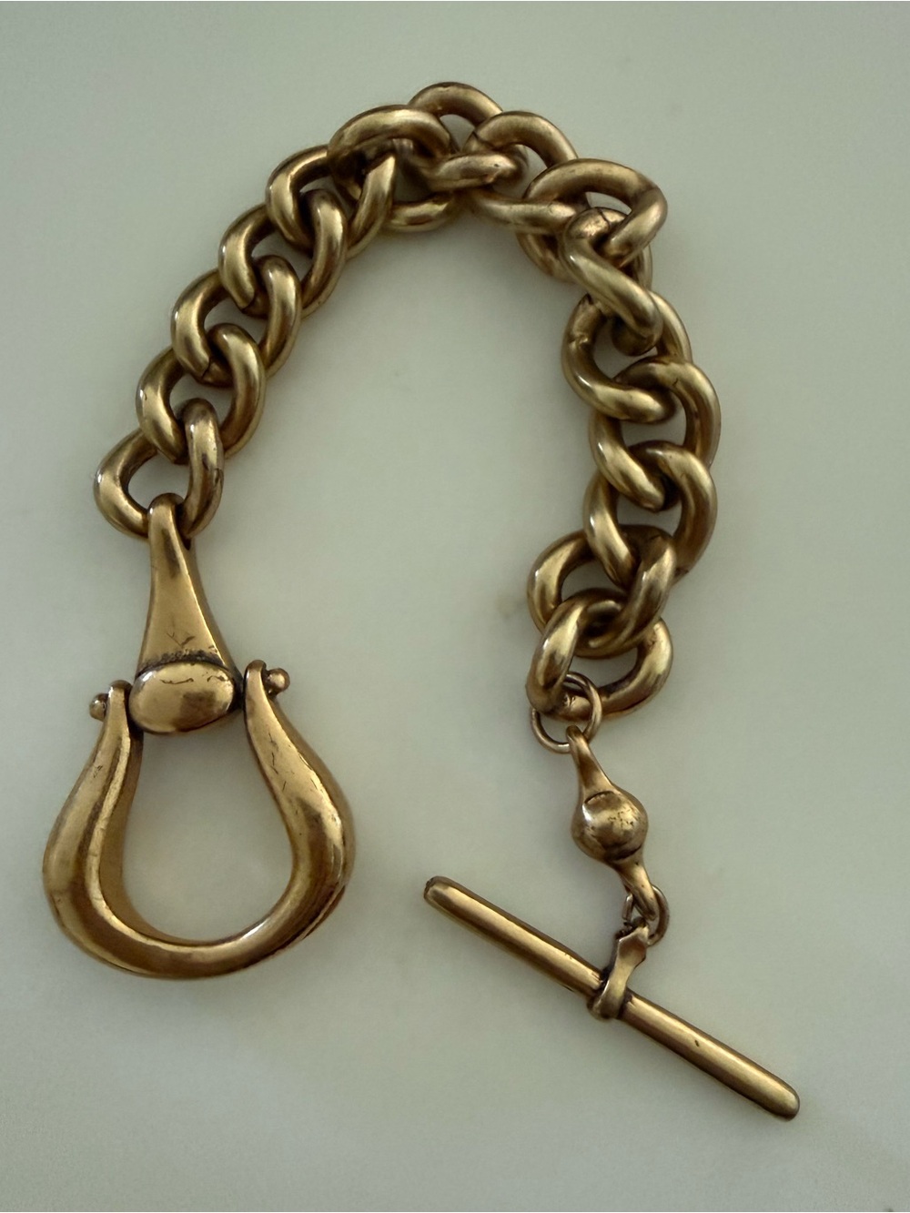 Gold Tone Horsebit Bracelet by Chico’s